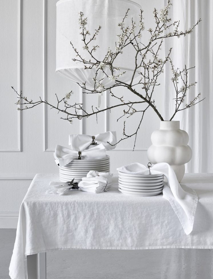 Obrus 'Sunshine' 145x250 - Biały