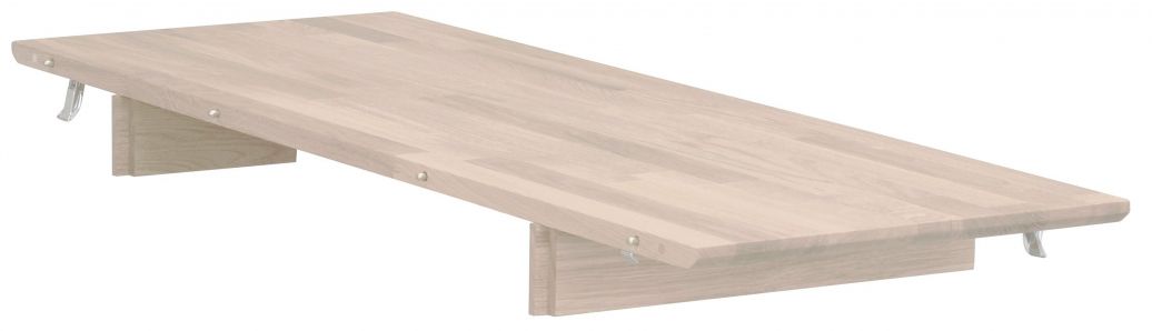 Wkładka 'Filippa' 40x105cm - Białe olejowane dębowe