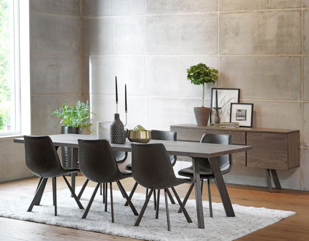 Krzesło 'Auburn' - Czarne