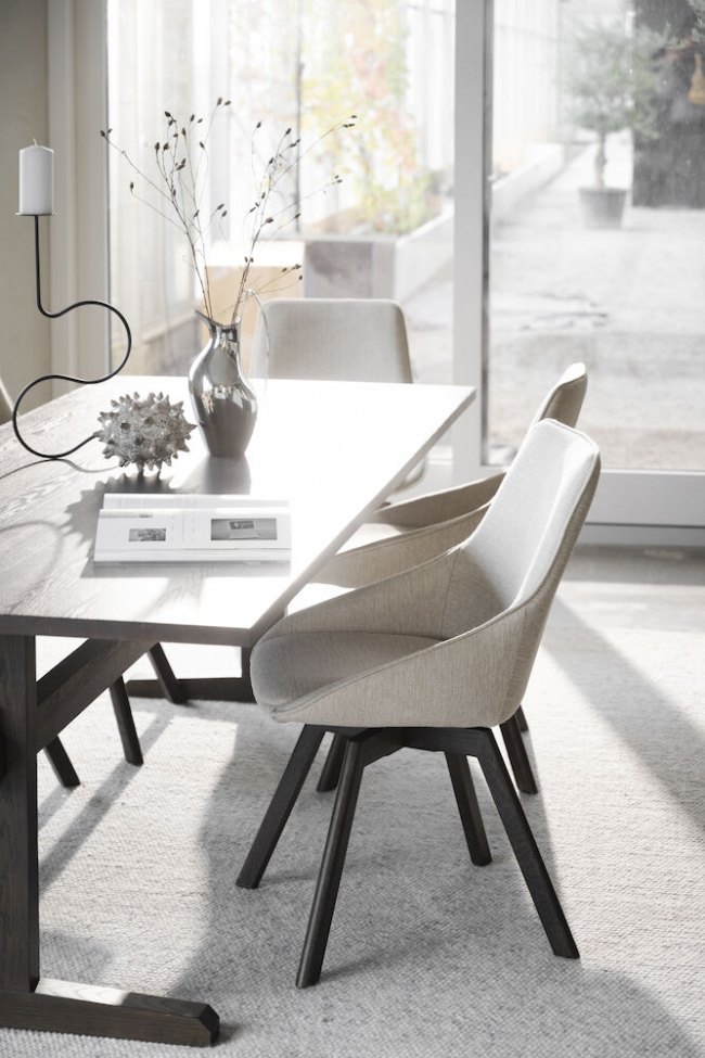 Krzesło 'Alison' - Brązowe/Beżowe