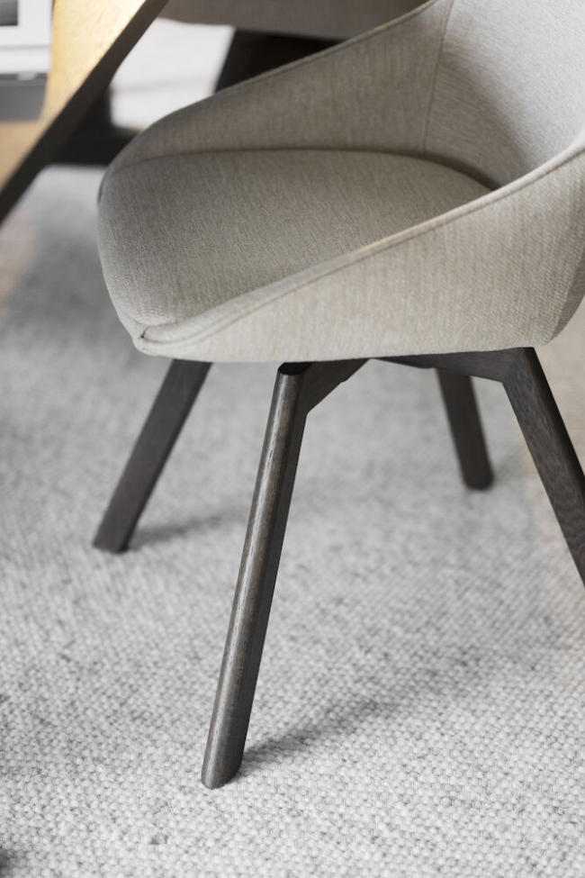 Krzesło 'Alison' - Brązowe/Beżowe