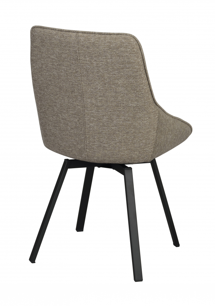 Krzesło 'Alison' - Ciemnobeżowe/czarne