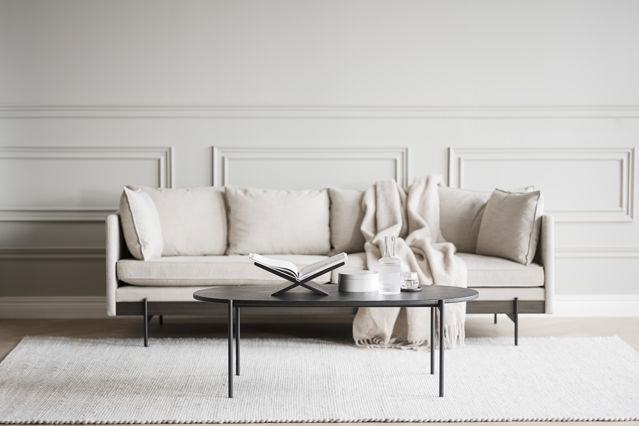 Stolik kawowy 'Skye' 120x60cm - Czarny