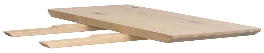 Dodatkowa płyta 'Melville' 50x95cm - Białe olejowane dębowe