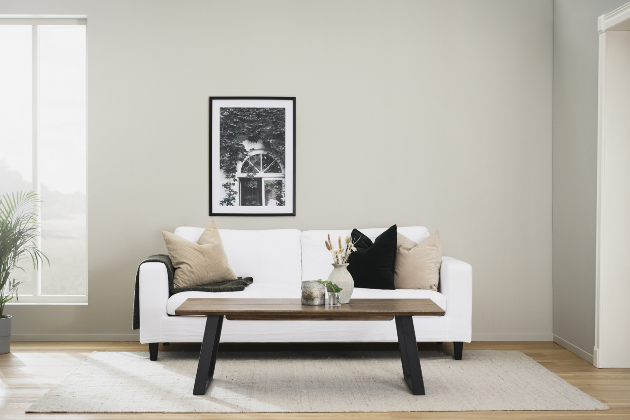 Stolik kawowy 'Melville' 140x65cm - Brązowy/Czarny