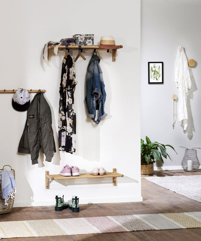 Stojak na buty 'Milford' - Dębowe