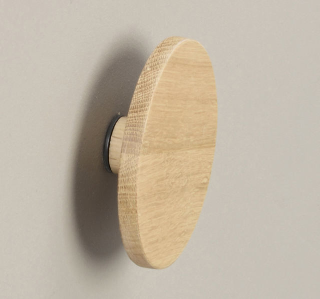 Wieszak ścienny 'Milford' 12cm - Dębowe