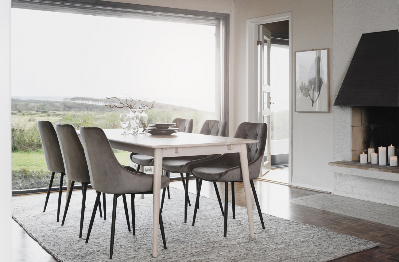 Stół 'Tyler' 180x90cm - Biały dąb