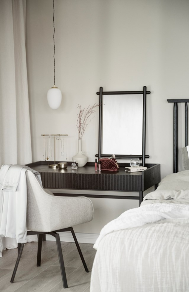 Biurko 'Halifax' 120x61cm - Czarny