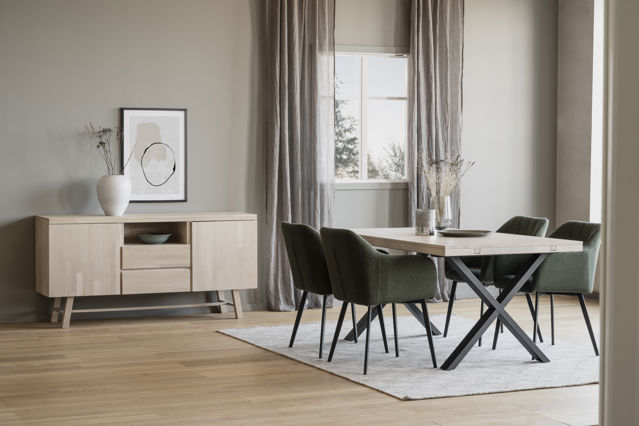 Fotel 'Bolton' - Zielony/Czarny