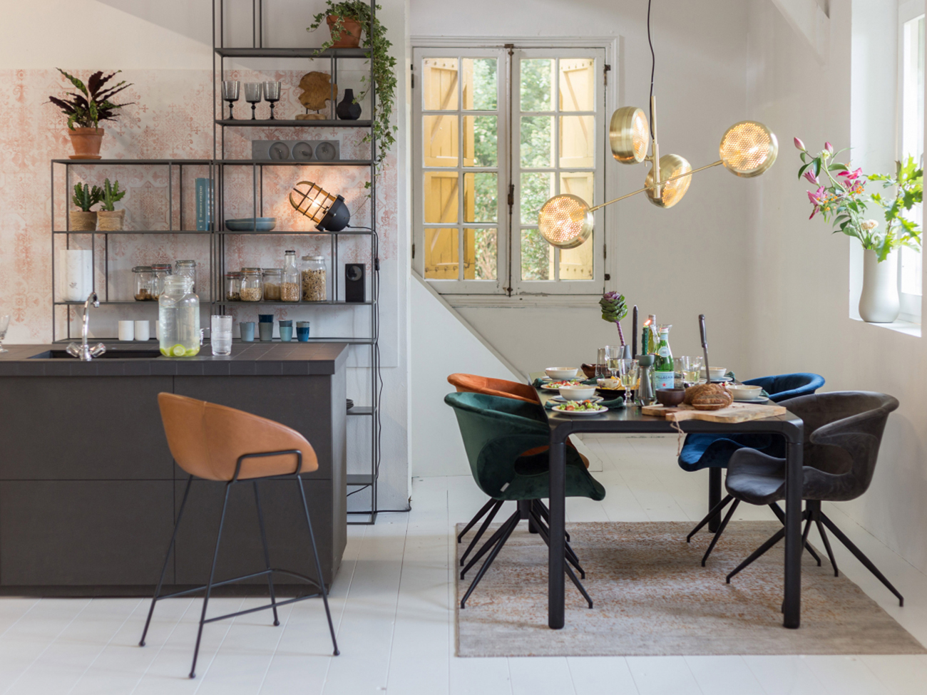 Fotel/krzesło 'Mia' - Szary