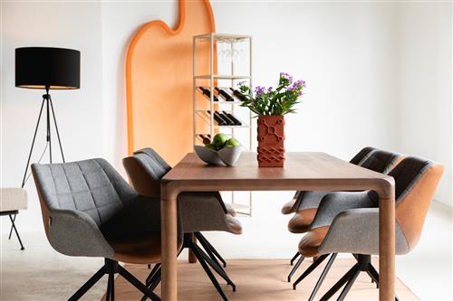 Krzesło 'Doulton' Swivel - Brązowy