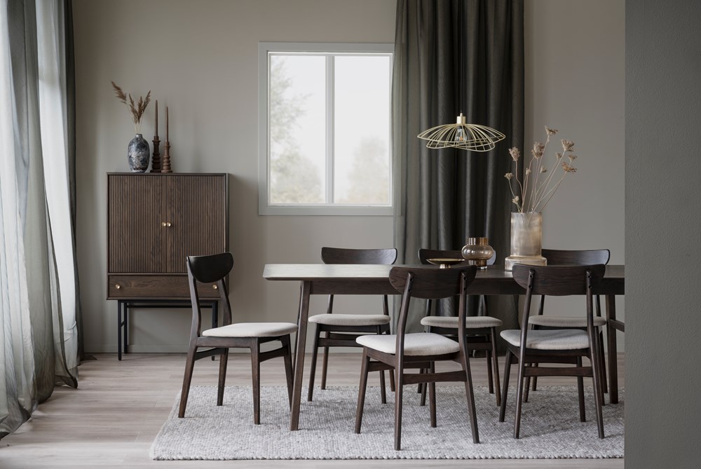 Stół 'Nagano' 205x95cm - Brązowy