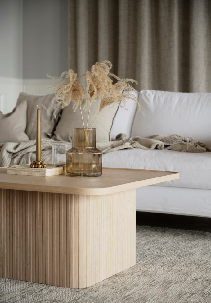 Stolik kawowy 'Sullivan' 80x80cm - Białe