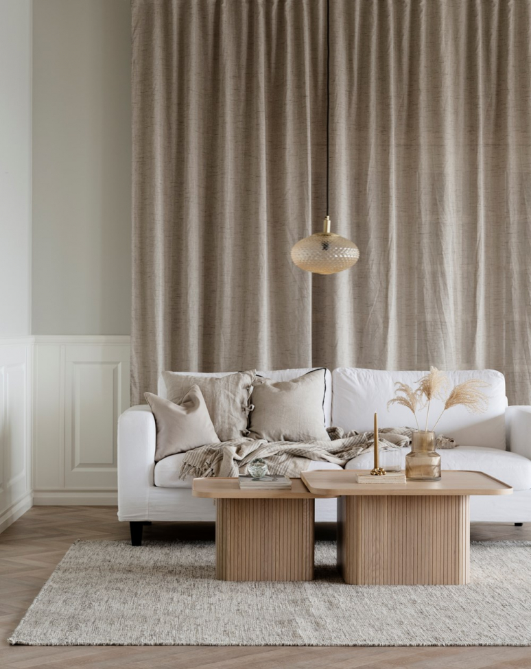 Stolik kawowy 'Sullivan' 60x60cm - Białe