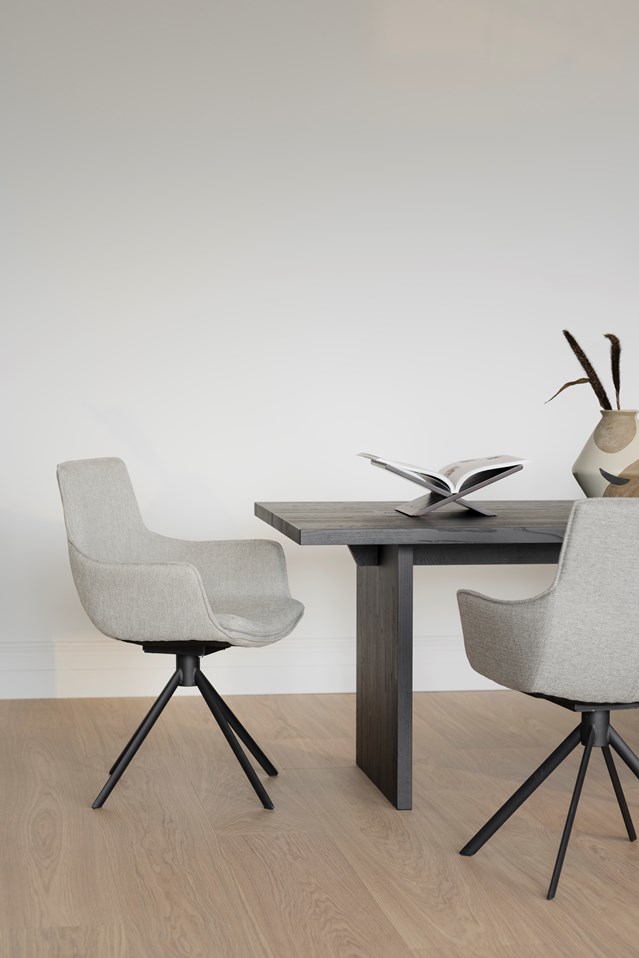 Fotel 'Lowell' Obrotowy - Szary