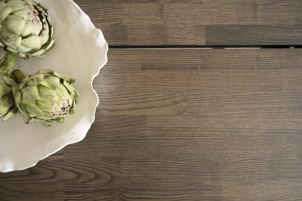 Stół 'Carradale' 220x100cm - Brązowy/Nogi w kształcie V