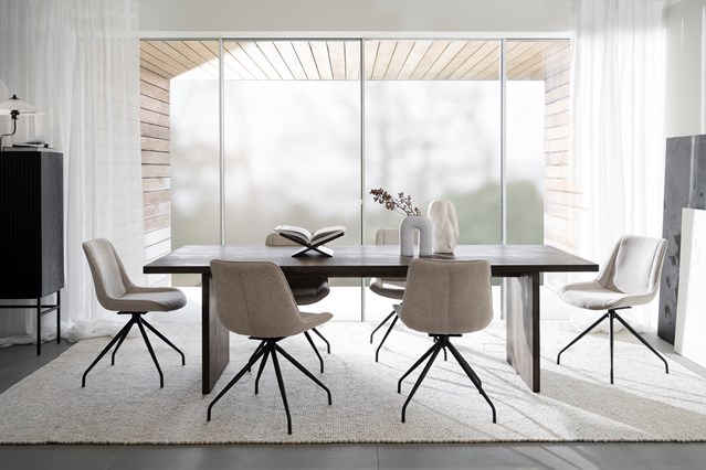 Stół 'Emmett' 240x95cm - Brązowy