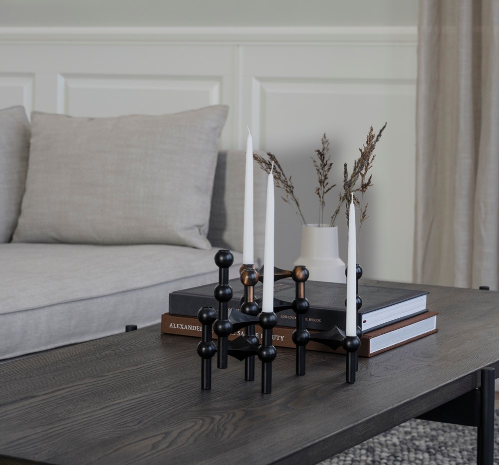 Stolik kawowy 'Shelton' 145x60cm - Brązowy