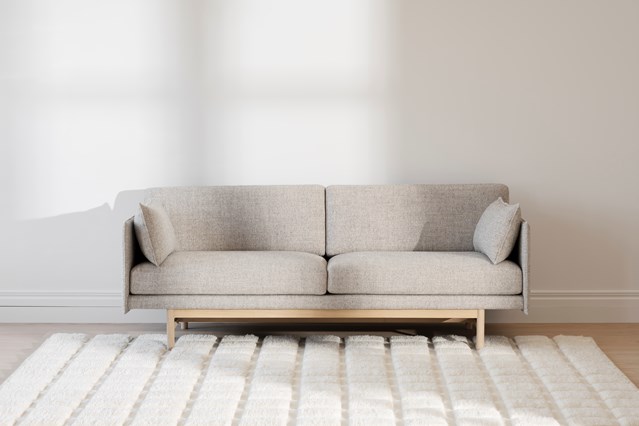 Sofa 'Hammond' 2-osobowa - Szara/Naturalna