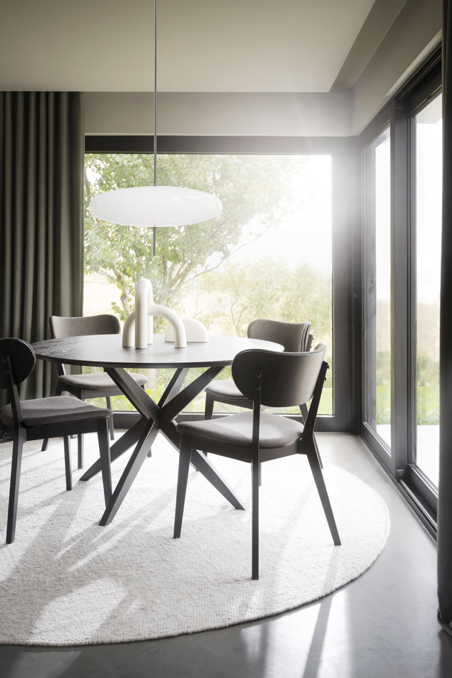 Stół 'Calverton' Okrągły 120cm - Czarne