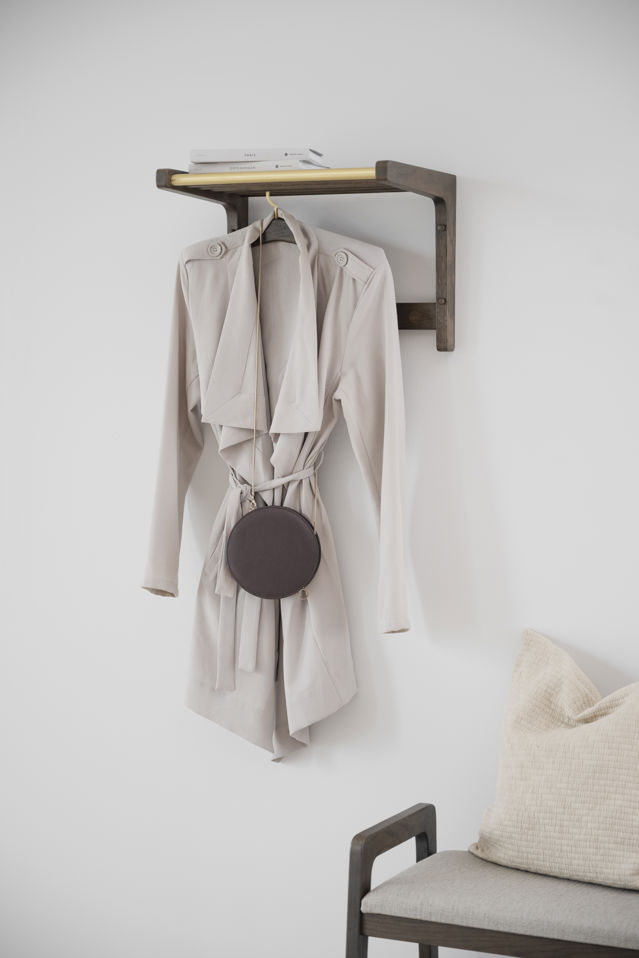 Wieszak na kapelusze 'Inverness' 45cm - Brązowy