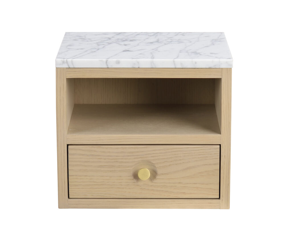 Stolik nocny 'Whitmore' - Jasny dąb