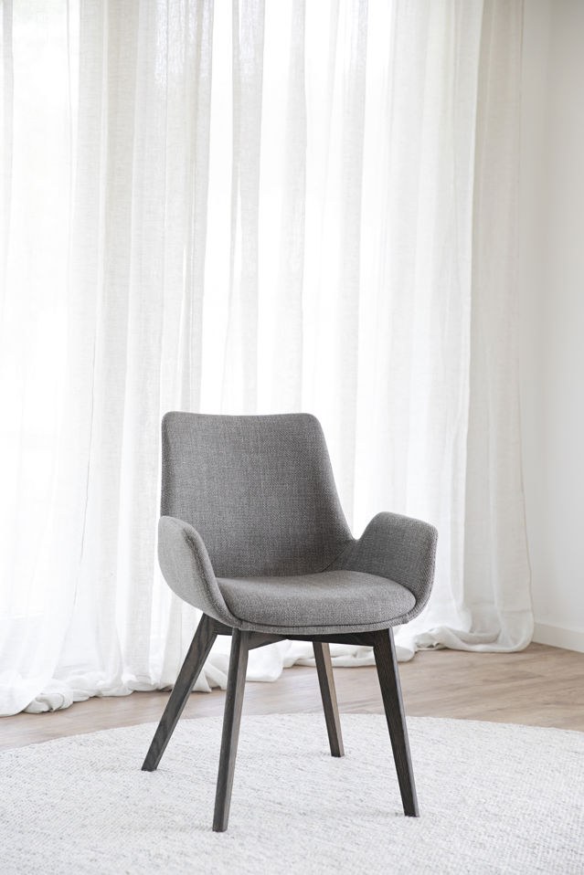 Fotel 'Drimsdale' - Szary/Brązowy