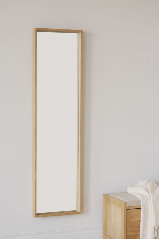 Lustro 'Hillmond' 150x40cm - Dąb