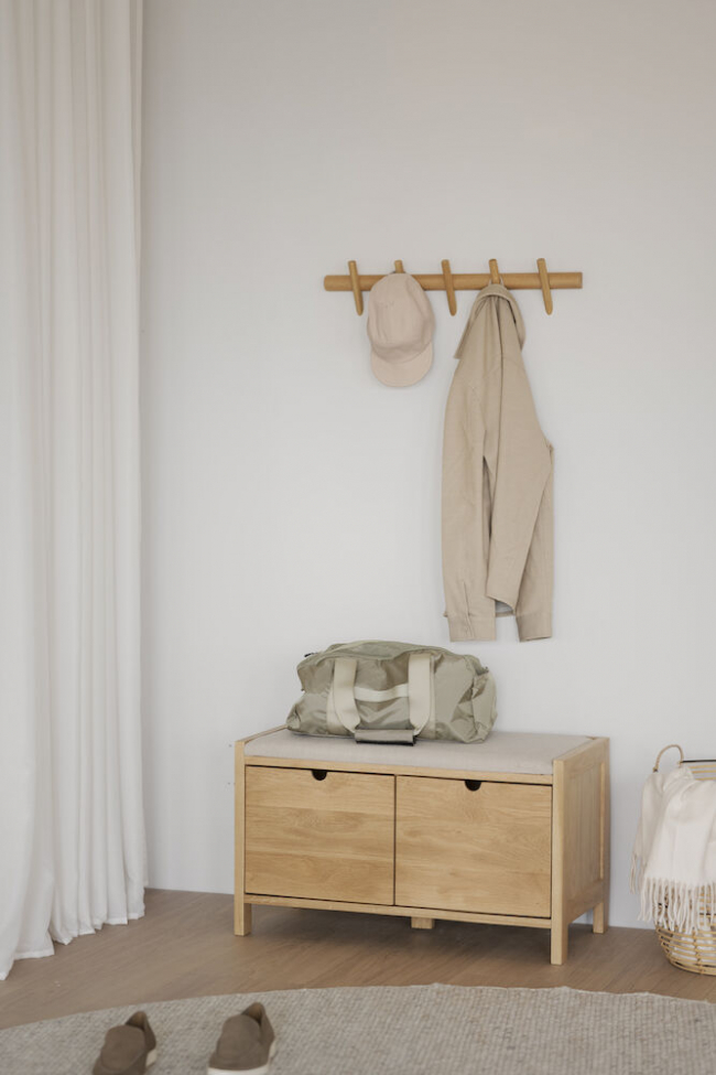 Listwa na wieszaki 'Hillmond' 65cm - Dąb