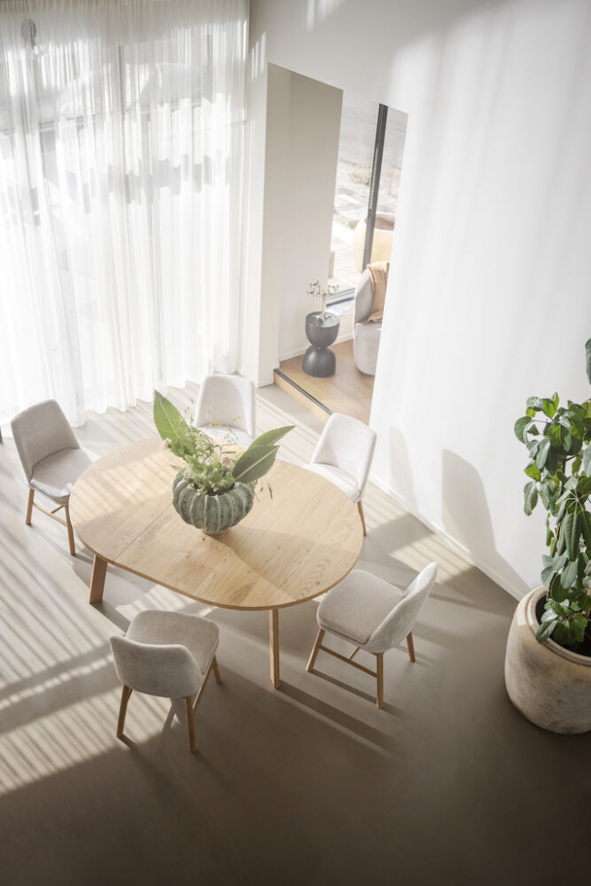 Stół 'Glenside' Okrągły 130cm - Dąb