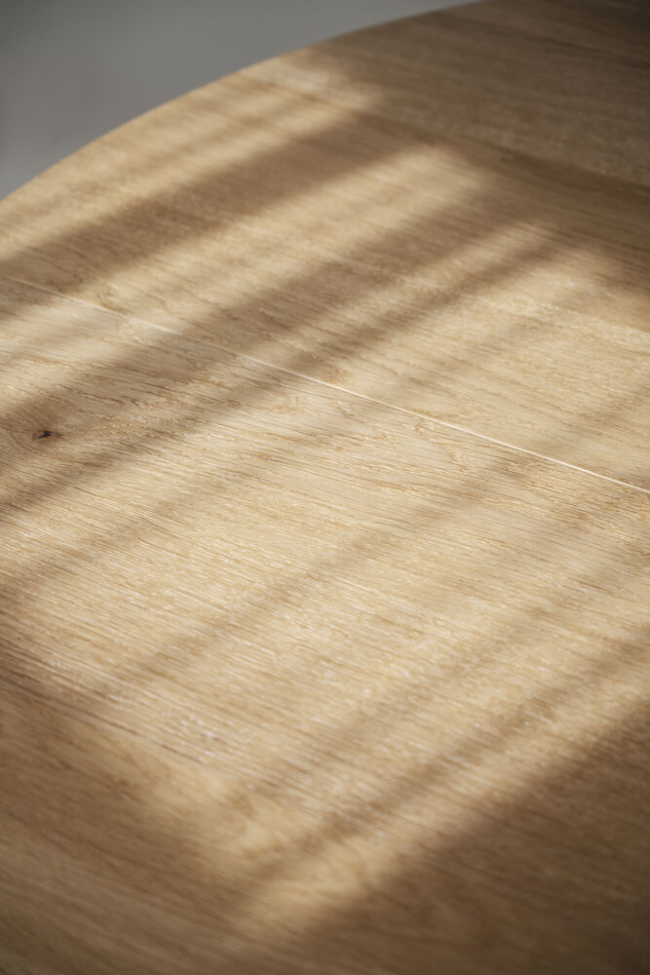 Stół 'Glenside' Okrągły 130cm - Dąb