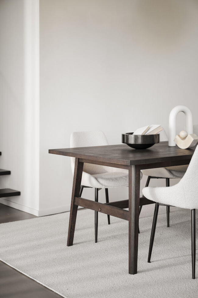 Stół 'Plainfield' 220x100cm - Ciemny dąb