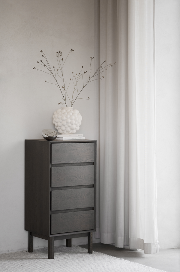 Komoda 'Mackay' 4L - Brązowy