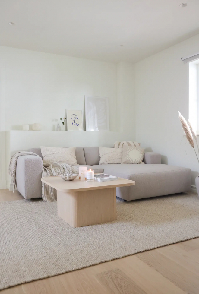 3-osobowa sofa 'Willard' z chaise longue H - Jasnobeżowa