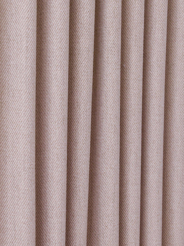 Zestaw 2 zasłon 'Greenwich' 140x280 - Jasnoróżowy