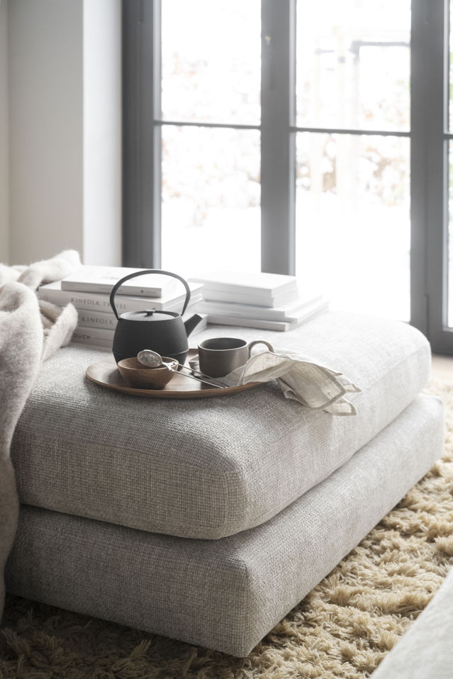 Pufa 'Duncan' - Jasnoszary