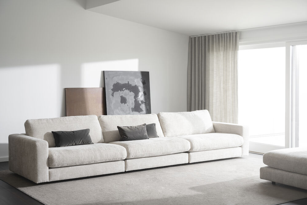 Fotel narożny 'Duncan' Prawy - Jasnoszary