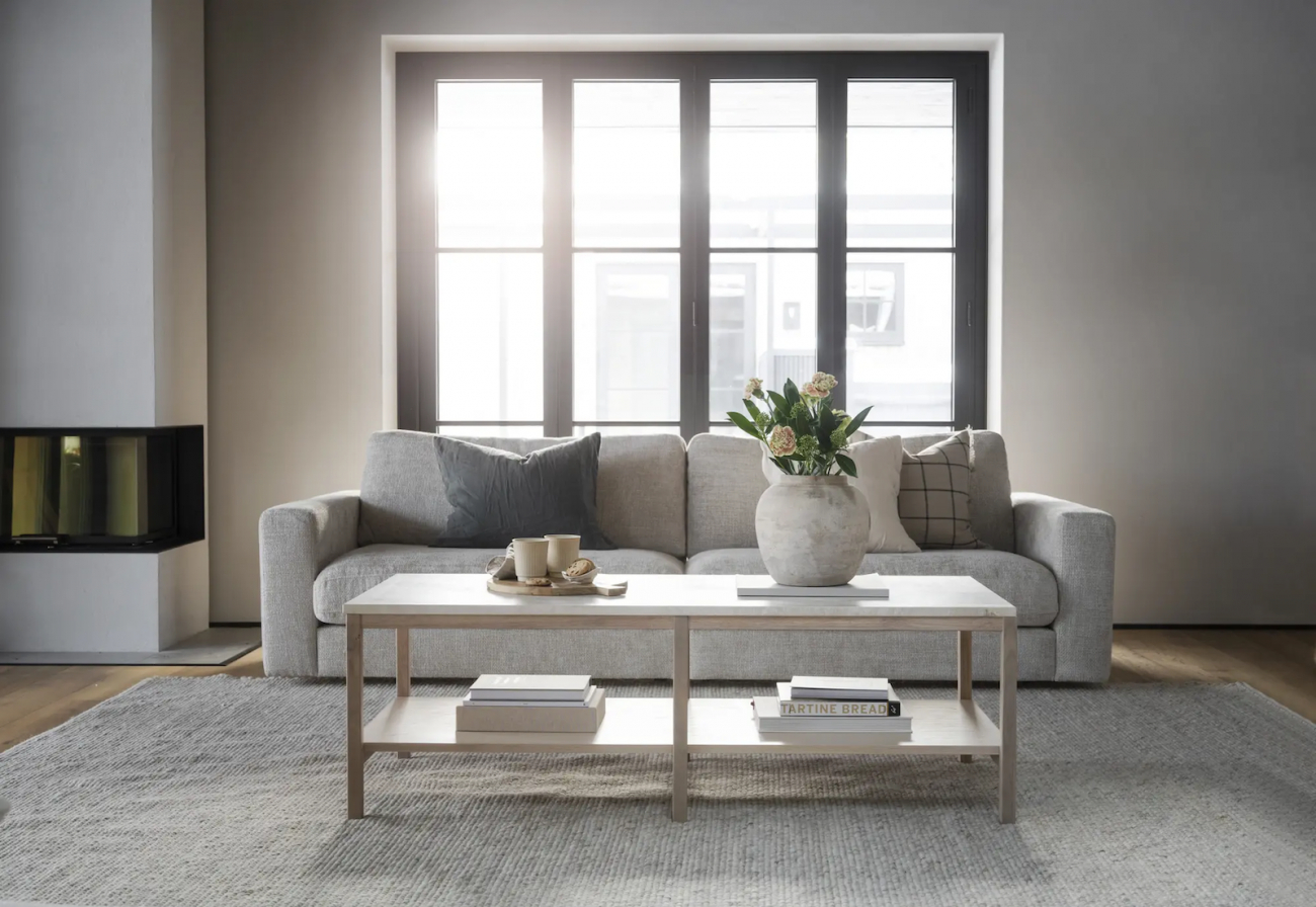 Sofa 3-osobowa 'Duncan' - Jasnoszary