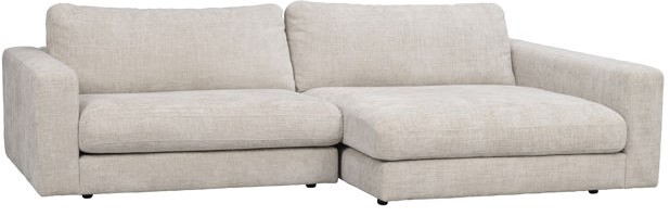 Sofa 3-osobowa 'Duncan' Szezlong H - Jasnoszary
