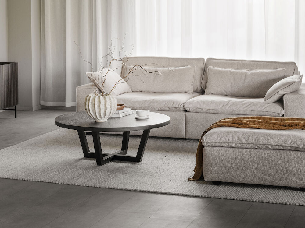 Sofa 'Rawlins' 3-osobowa 259cm - Beżowa