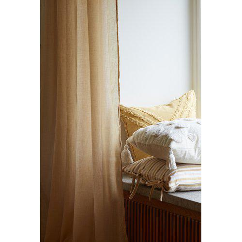 Poszewka na poduszkę 'Pom' 45x45 - Biała