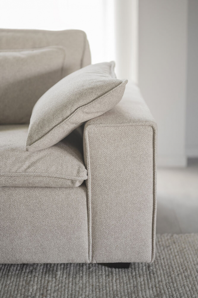 Sofa 'Rawlins' 3-osobowa 226cm - Beżowa