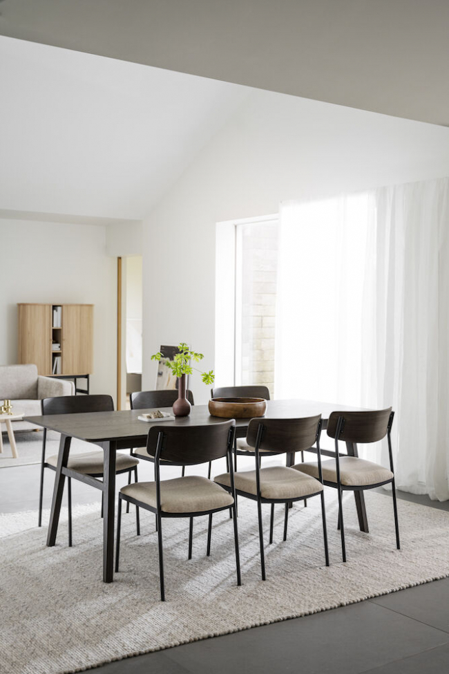 Krzesło 'Maymont' - Brązowe