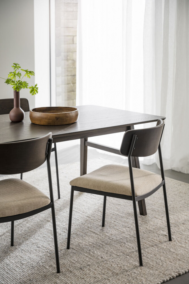 Krzesło 'Maymont' - Brązowe