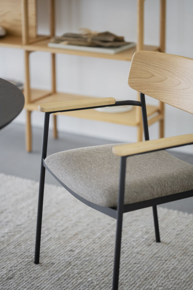 Fotel 'Maymont' - Ciemnobeżowy