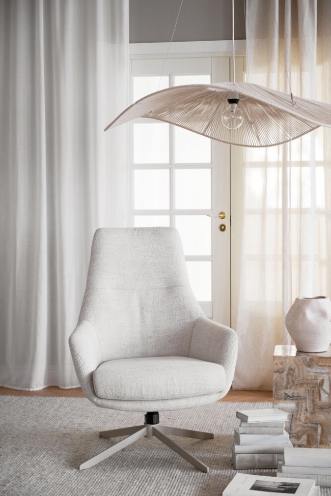 Fotel 'Conroe' - Biały