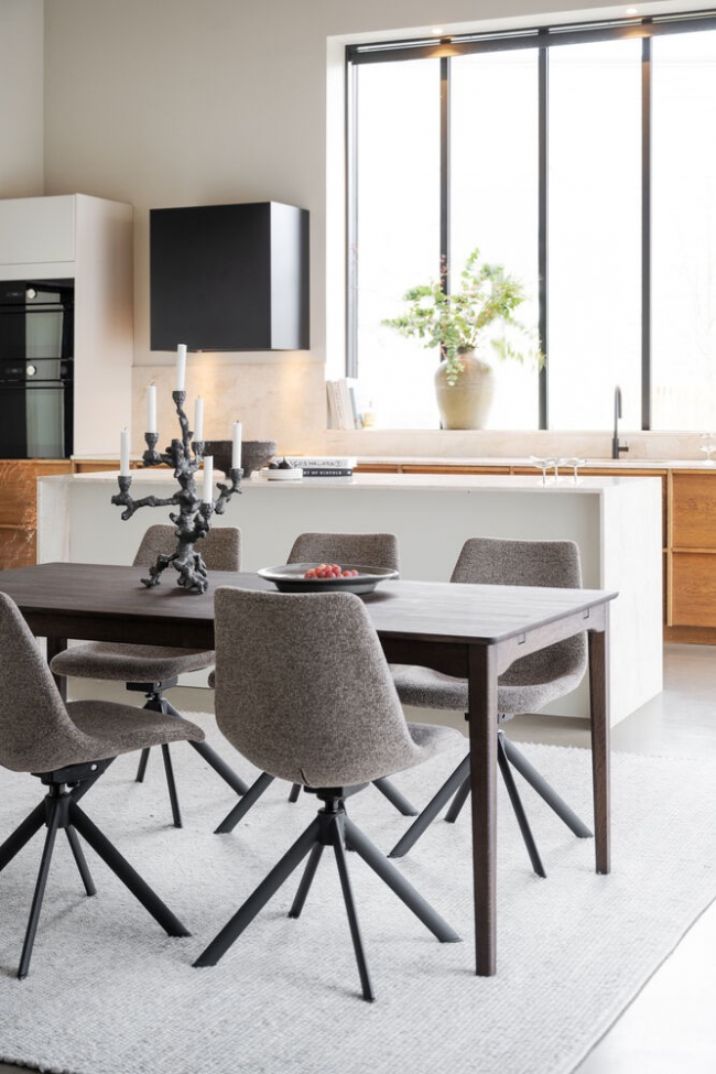 Krzesło 'Dunmore' - Beżowo/Czarny