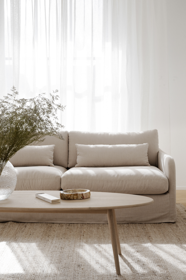 3-osobowa sofa 'Peyton' - Beżowa