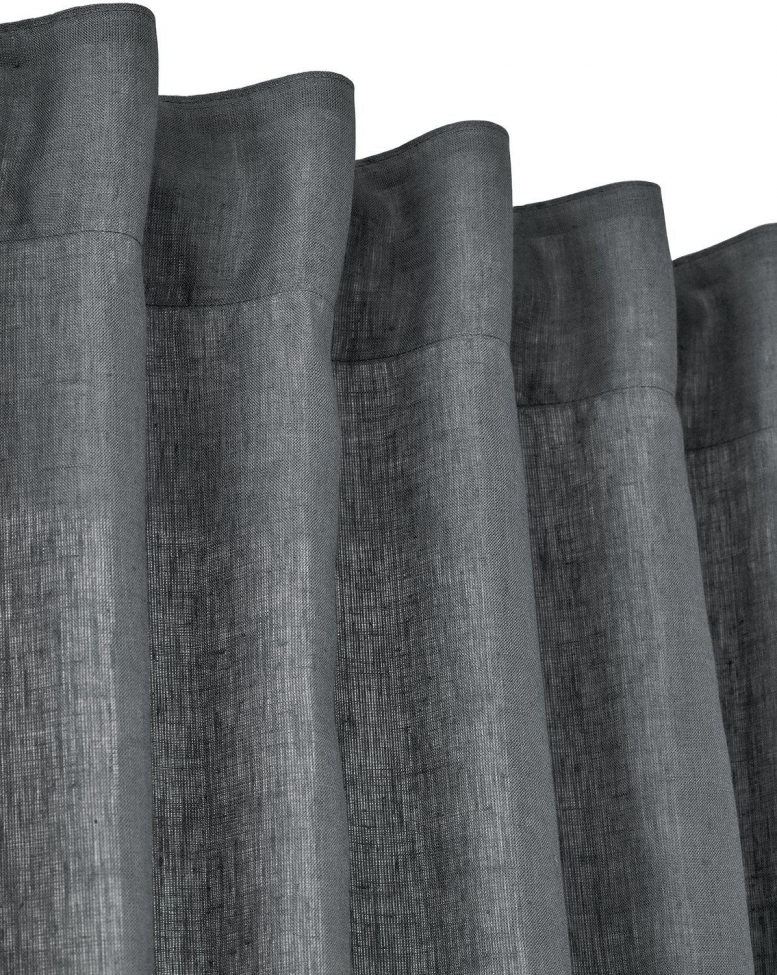 Zestaw 2 zasłon 'Ingrid' 140x280 - Szary